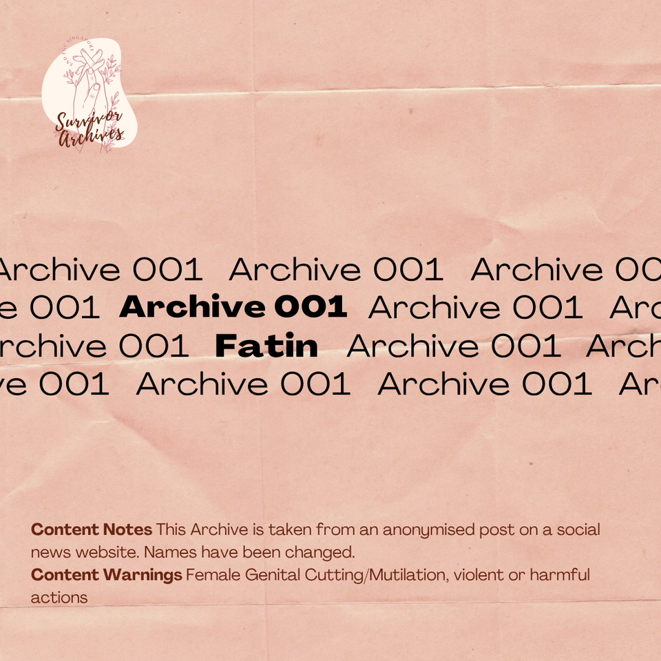 Survivor Archives: 001