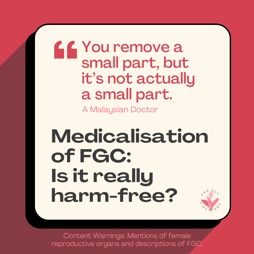 Medicalisation of FGC: Is it really harm-free?